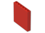 LEGO® Brick: Panel 1 x 6 x 5 59349 | Color: Bright Red