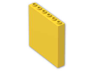 LEGO® Brick: Panel 1 x 6 x 5 59349 | Color: Bright Yellow