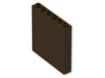 LEGO® Brick: Panel 1 x 6 x 5 59349 | Color: Dark Brown