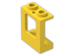 LEGO® Brick: Window 1 x 2 x 2 Plane with Single Hole Top and Bottom for Glass 60032 | Color: Bright Yellow
