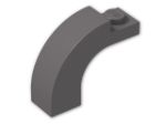 LEGO® Brick: Arch 1 x 3 x 2 with Curved Top 6005 | Color: Dark Stone Grey