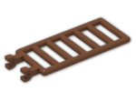 LEGO® Brick: Bar 7 x 3 with Double Clips 6020 | Color: Reddish Brown