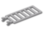 LEGO® Brick: Bar 7 x 3 with Double Clips 6020 | Color: Medium Stone Grey