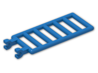 LEGO® Brick: Bar 7 x 3 with Double Clips 6020 | Color: Bright Blue