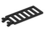 LEGO® Brick: Bar 7 x 3 with Double Clips 6020 | Color: Black