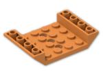 LEGO® Stein: Slope Brick 45 6 x 4 Double Inverted with Center Holes 60219 | Farbe: Bright Orange