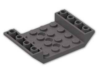 LEGO® Stein: Slope Brick 45 6 x 4 Double Inverted with Center Holes 60219 | Farbe: Dark Stone Grey