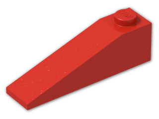 LEGO® Brick: Slope Brick 18 4 x 1 60477 | Color: Bright Red