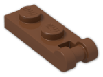 LEGO® Brick: Plate 1 x 2 with Handle on End 60478 | Color: Reddish Brown