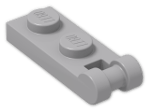 LEGO® Brick: Plate 1 x 2 with Handle on End 60478 | Color: Medium Stone Grey