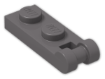 LEGO® Stein: Plate 1 x 2 with Handle on End 60478 | Farbe: Dark Stone Grey