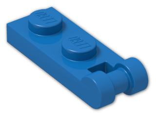LEGO® Brick: Plate 1 x 2 with Handle on End 60478 | Color: Bright Blue
