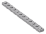 LEGO® Brick: Plate 1 x 12 60479 | Color: Medium Stone Grey
