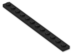 LEGO® Brick: Plate 1 x 12 60479 | Color: Black