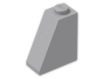 LEGO® Brick: Slope Brick 65 2 x 1 x 2 60481 | Color: Medium Stone Grey