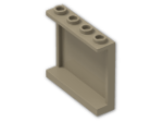 LEGO® Brick: Panel 1 x 4 x 3 with Side Flanges 60581 | Color: Sand Yellow
