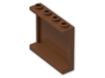 LEGO® Stein: Panel 1 x 4 x 3 with Side Flanges 60581 | Farbe: Reddish Brown