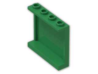 LEGO® Stein: Panel 1 x 4 x 3 with Side Flanges 60581 | Farbe: Dark Green