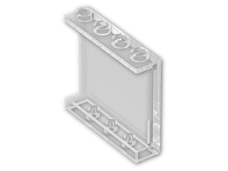 LEGO® Stein: Panel 1 x 4 x 3 with Side Flanges 60581 | Farbe: Transparent