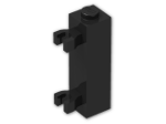 LEGO® Brick: Brick 1 x 1 x 3 with Two Clips Vertical 60583 | Color: Black