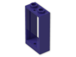 LEGO® Stein: Window 1 x 2 x 3 without Sill 60593 | Farbe: Medium Lilac