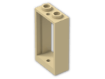 LEGO® Brick: Window 1 x 2 x 3 without Sill 60593 | Color: Brick Yellow