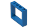 LEGO® Brick: Window 1 x 4 x 3 without Shutter Tabs 60594 | Color: Bright Blue