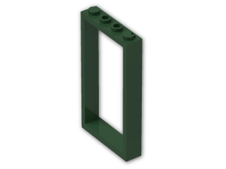 LEGO® Brick: Door 1 x 4 x 6 Frame 60596 | Color: Earth Green
