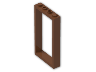 LEGO® Stein: Door 1 x 4 x 6 Frame 60596 | Farbe: Reddish Brown
