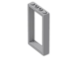 LEGO® Brick: Door 1 x 4 x 6 Frame 60596 | Color: Medium Stone Grey