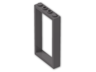 LEGO® Brick: Door 1 x 4 x 6 Frame 60596 | Color: Dark Stone Grey