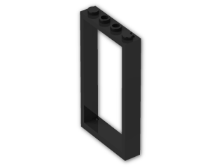 LEGO® Stein: Door 1 x 4 x 6 Frame 60596 | Farbe: Black