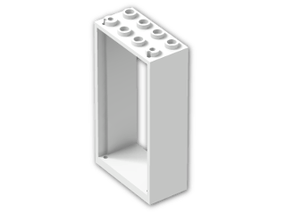 LEGO® Brick: Door 2 x 4 x 6 Frame 60599 | Color: White