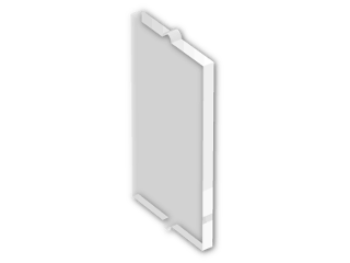 LEGO® Stein: Glass for Window 1 x 2 x 3 60602 | Farbe: Transparent