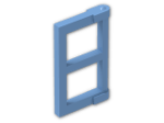 LEGO® Brick: Window 1 x 2 x 3 Pane with Thick Corner Tabs 60608 | Color: Medium Blue