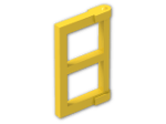 LEGO® Stein: Window 1 x 2 x 3 Pane with Thick Corner Tabs 60608 | Farbe: Bright Yellow