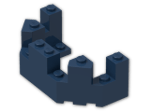 LEGO® Brick: Brick 4 x 8 x 2.333 Turret Top 6066 | Color: Earth Blue