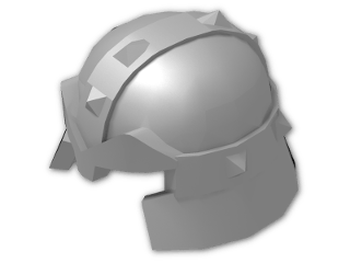 LEGO® Brick: Minifig Helmet Cap 60748 | Color: Silver Metallic