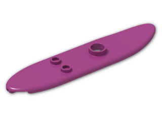 LEGO® Stein: Minifig Surf Board 2 x 10 6075 | Farbe: Bright Reddish Violet