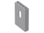 LEGO® Brick: Panel 1 x 4 x 5 with Window 60808 | Color: Medium Stone Grey