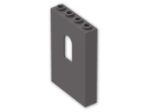 LEGO® Brick: Panel 1 x 4 x 5 with Window 60808 | Color: Dark Stone Grey
