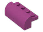 LEGO® Brick: Brick 2 x 4 x 1 & 1/3 with Curved Top 6081 | Color: Bright Reddish Violet