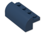 LEGO® Brick: Brick 2 x 4 x 1 & 1/3 with Curved Top 6081 | Color: Earth Blue