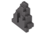 LEGO® Brick: Panel 3 x 8 x 7 Rock Triangular 6083 | Color: Dark Stone Grey