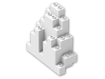 LEGO® Brick: Panel 3 x 8 x 7 Rock Triangular 6083 | Color: White