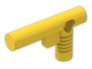 LEGO® Brick: Minifig Hose Nozzle with Side String Hole Simplified 60849 | Color: Bright Yellow