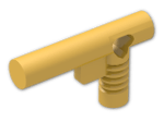 LEGO® Brick: Minifig Hose Nozzle with Side String Hole Simplified 60849 | Color: Titanium Metallic