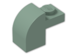 LEGO® Brick: Brick 2 x 1 x 1 & 1/3 with Curved Top 6091 | Color: Sand Green