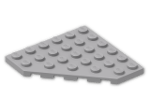 LEGO® Stein: Plate 6 x 6 without Corner 6106 | Farbe: Medium Stone Grey