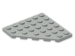 LEGO® Brick: Plate 6 x 6 without Corner 6106 | Color: Grey